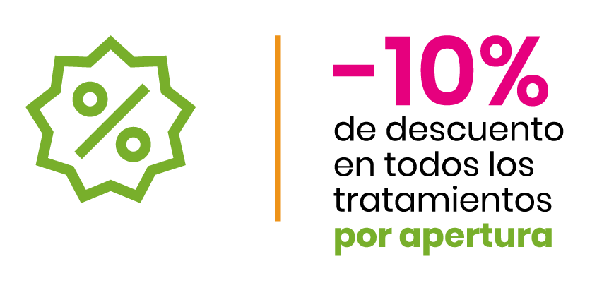 Promoción descuento por apertura