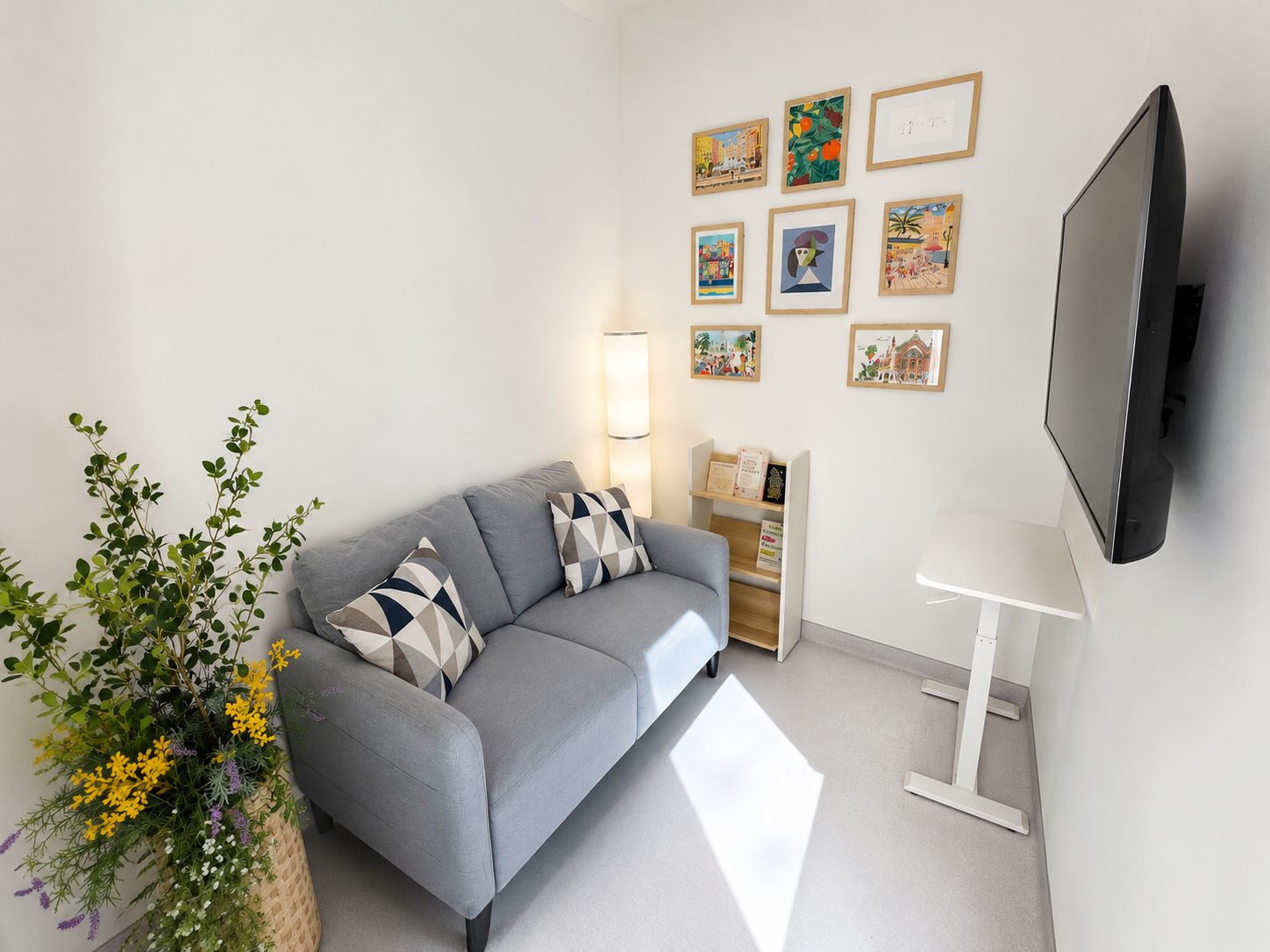 Recepción y sala de espera Català Dental